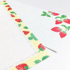 Furukawashiko Yokoppitsu Memo Pad - Strawberries
