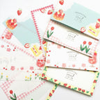 Furukawashiko Yokoppitsu Memo Pad - Tulips