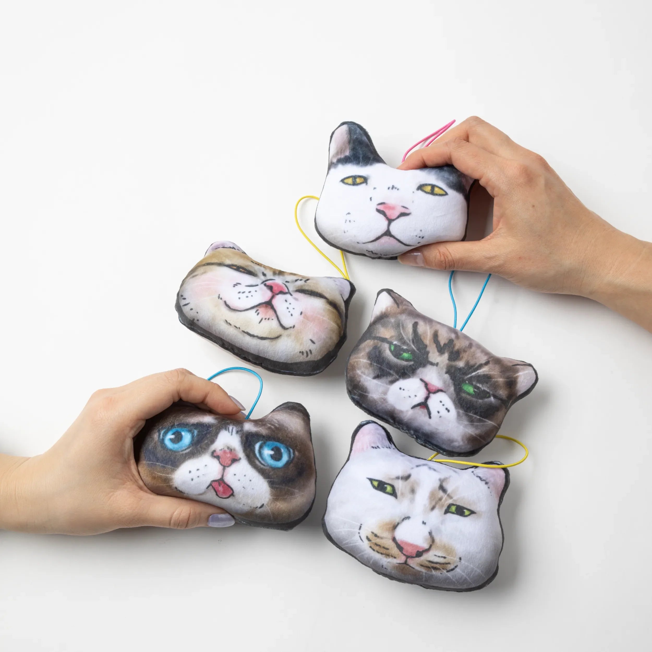 Gacha - Overpowering cat face mascot