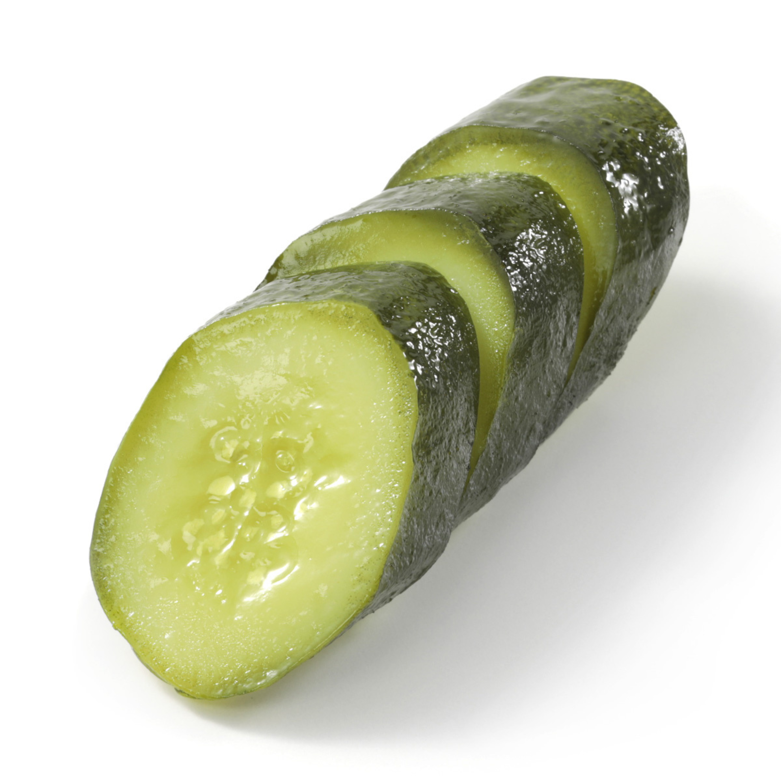Food Sample Magnet - Pickled Cucumber Cut