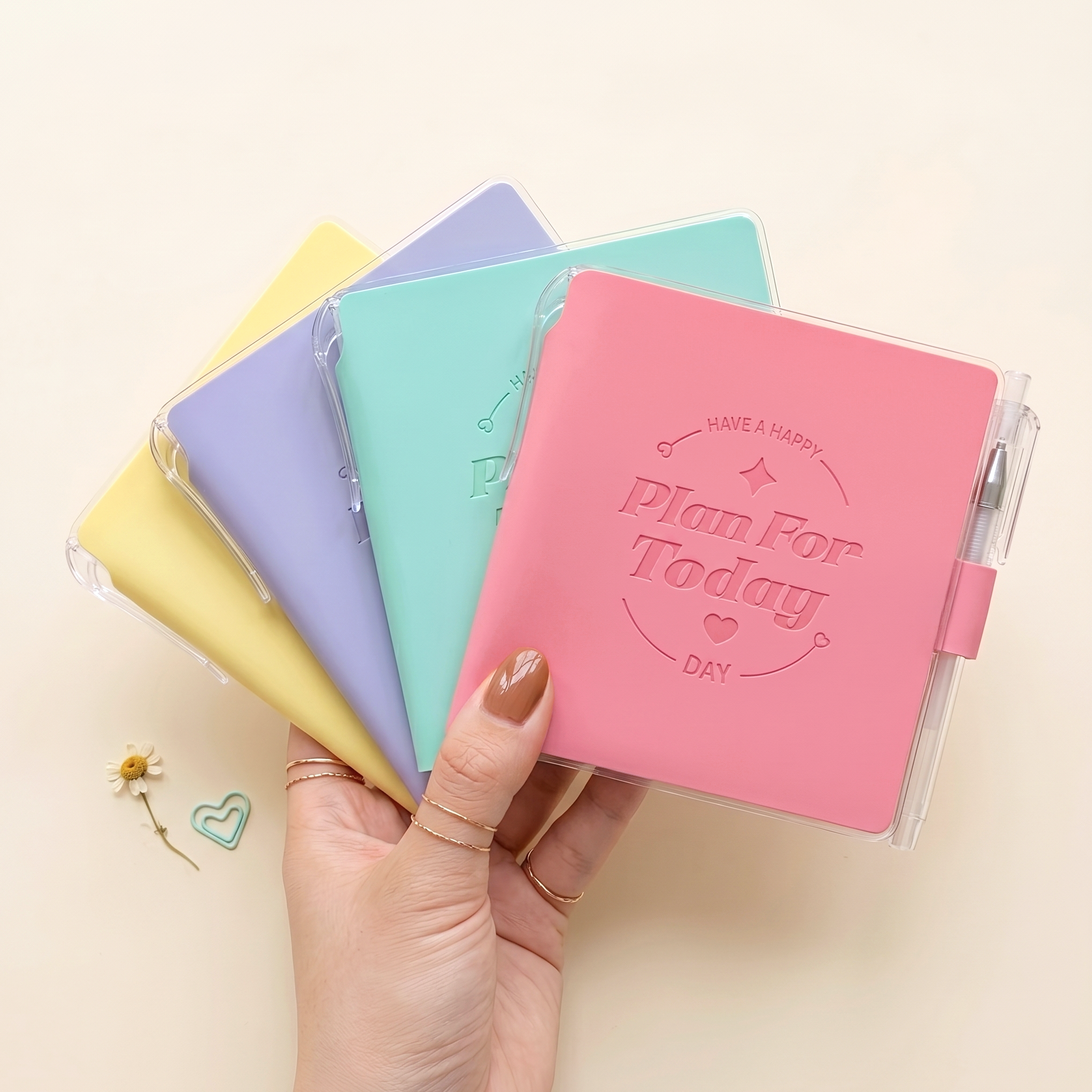 Plan For Today Square Pocket Planner + Pen