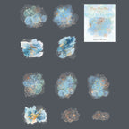 Gilded Flower Glow Stickers