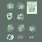 Gilded Flower Glow Stickers