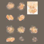 Gilded Flower Glow Stickers