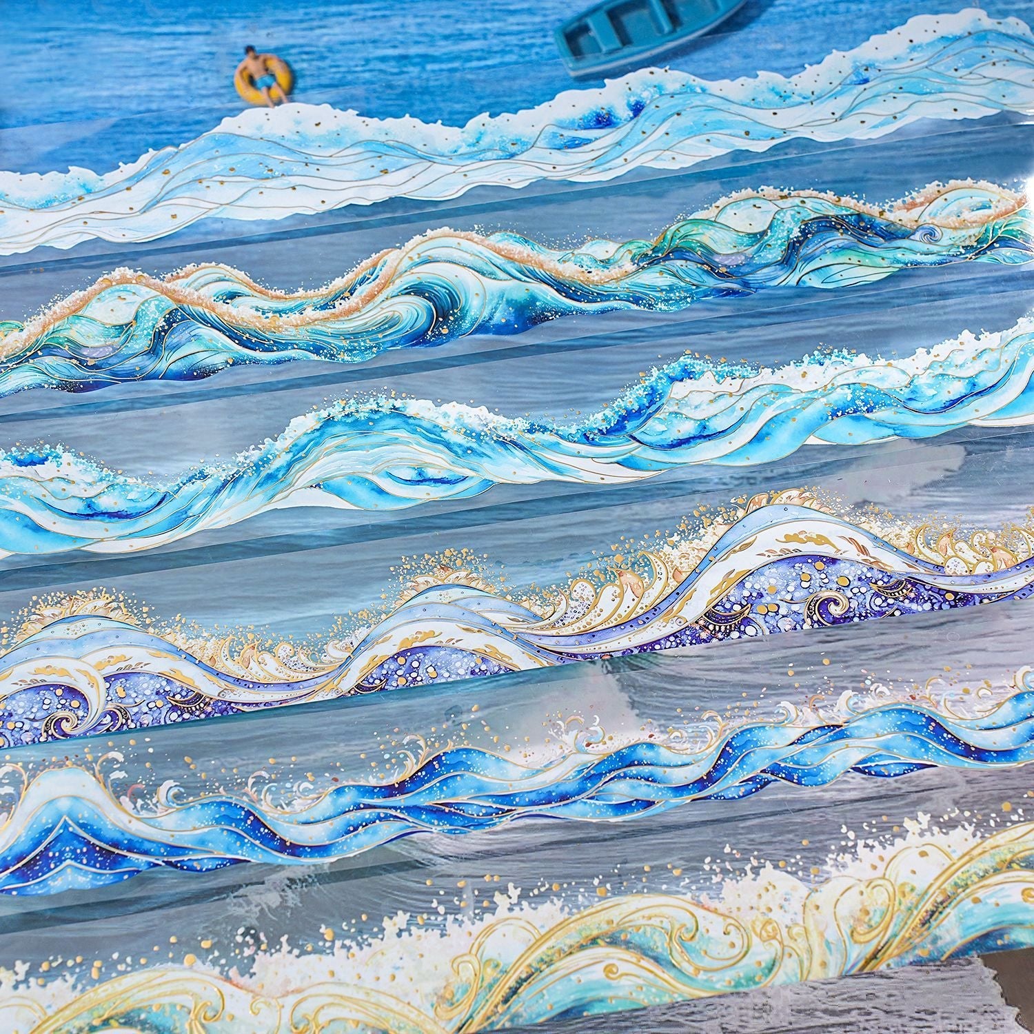 Gilded Tides Masking Tapes - Limited Summer Edition