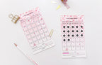 Paperian Cherry Blossom 30 Days Goal Tracker - 12 Sheets