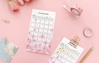 Paperian Cherry Blossom 30 Days Goal Tracker - 12 Sheets