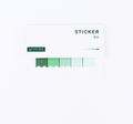 Gradient Color Index Sticky Notes