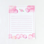 Green Flash Watercolor Letter Set - Blossom