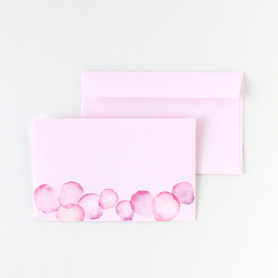 Green Flash Watercolor Letter Set - Blossom
