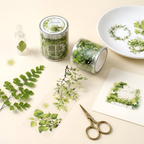 Greenery Garland Clear Masking Tape - Extra Wide