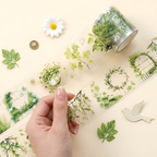 Greenery Garland Clear Masking Tape - Extra Wide