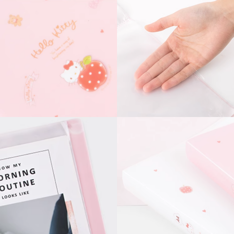 Hello Kitty Clear Book - A4 - 40 Pockets