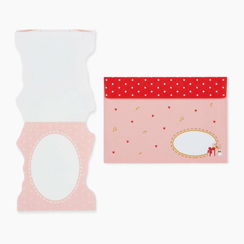 Hello Kitty Greeting Card With Envelope & Stickers