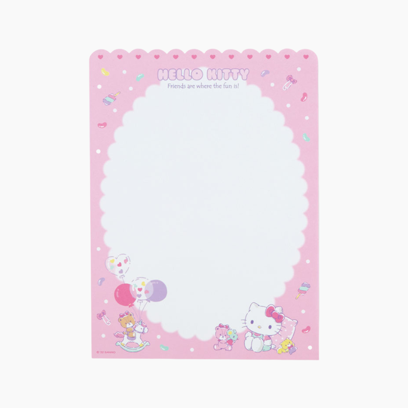 Hello Kitty Letter Set with Envelopes & Stickers