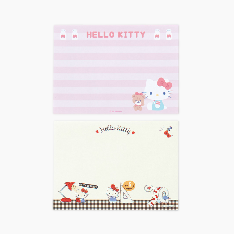 Hello Kitty Memo Pad 2 - 8 Sheet Designs