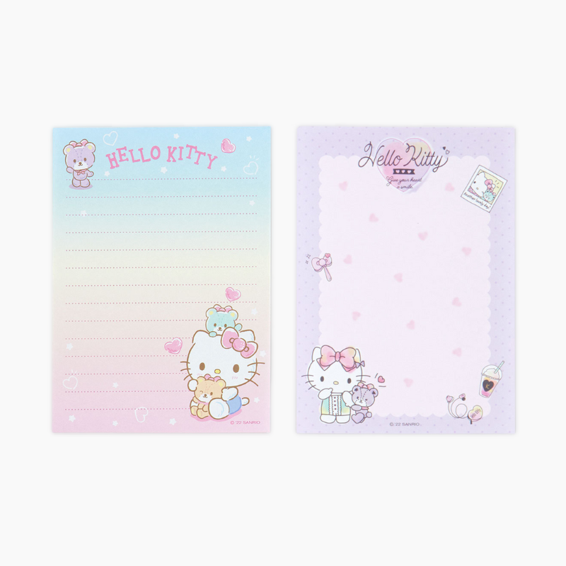 Hello Kitty Memo Pad 2 - 8 Sheet Designs