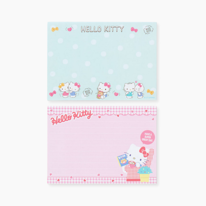 Hello Kitty Memo Pad - 8 Sheet Designs - Limited Edition