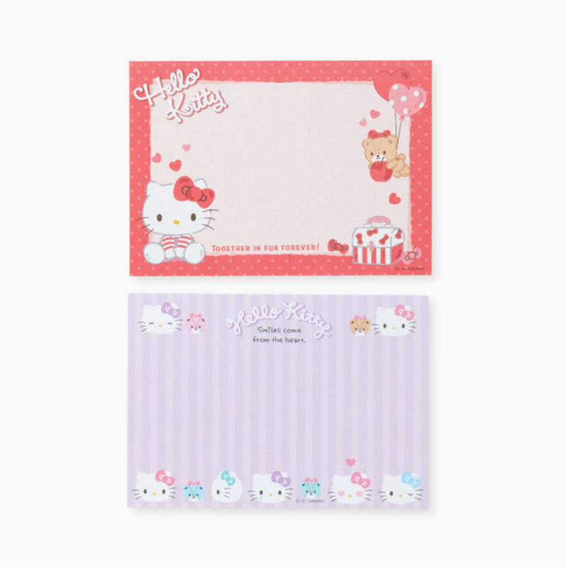 Hello Kitty Memo Pad - 8 Sheet Designs - Limited Edition