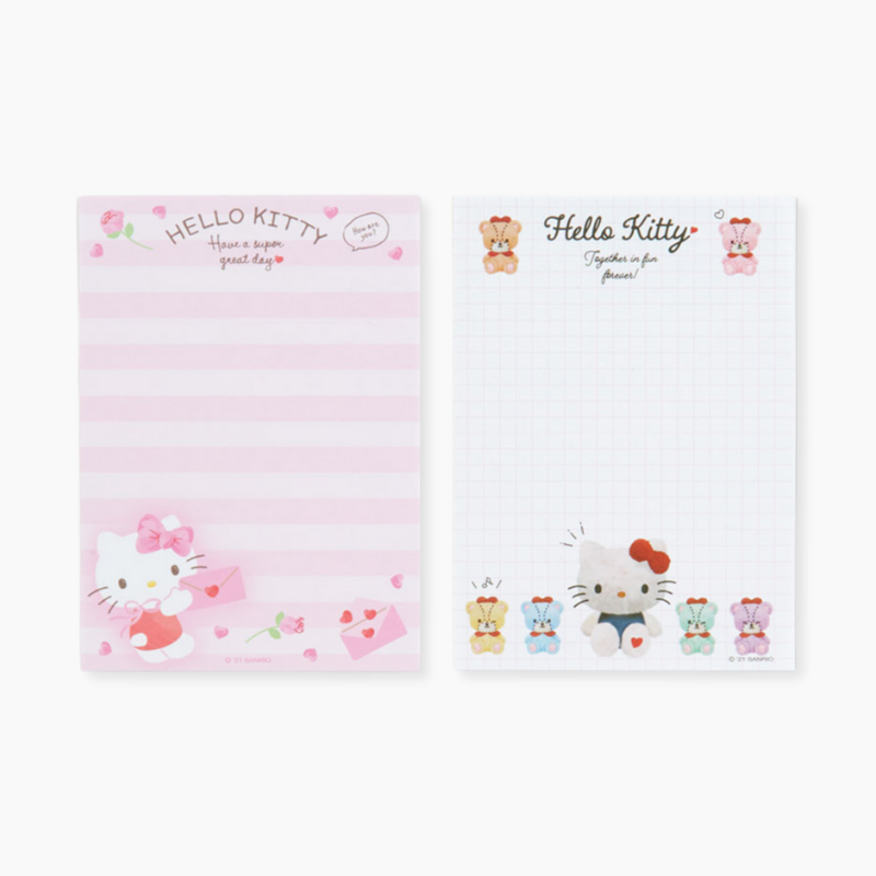 Hello Kitty Memo Pad - 8 Sheet Designs - Limited Edition