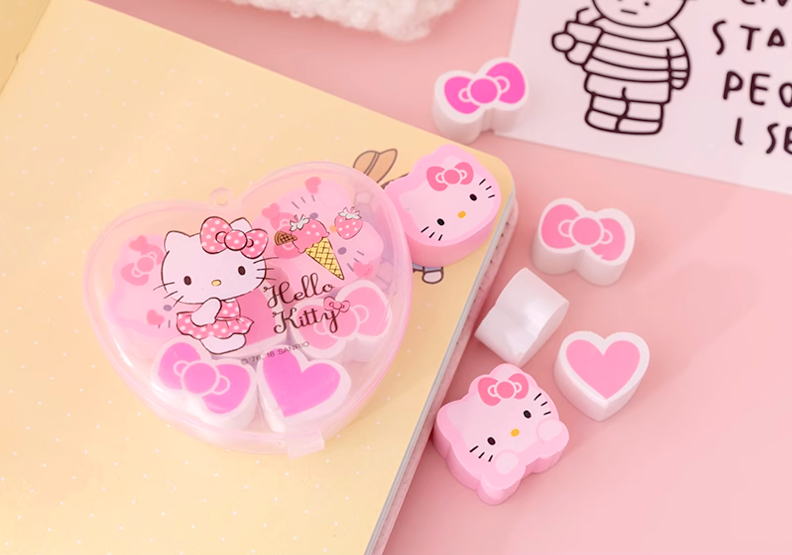Hello Kitty Mini Eraser Set - Limited Edition