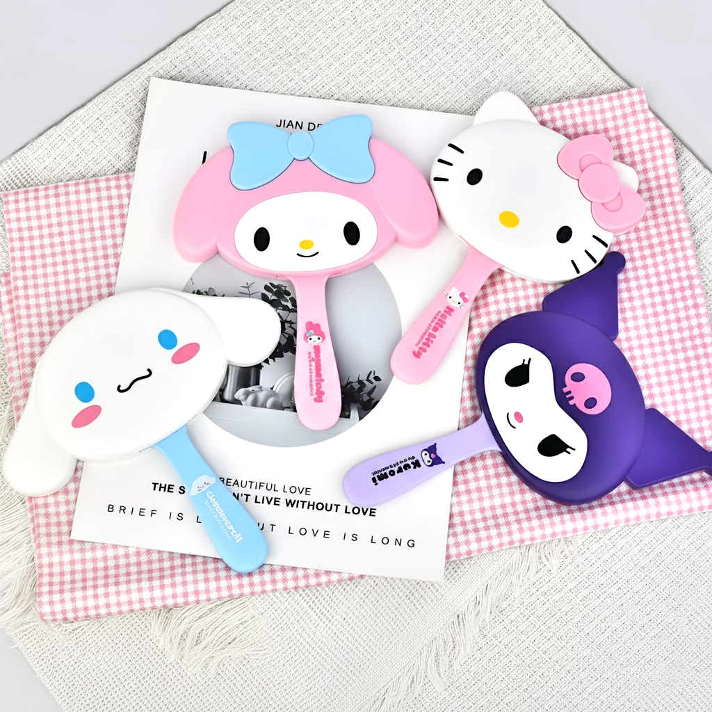 Sanrio Mirror + Comb Vanity Set - Hello Kitty