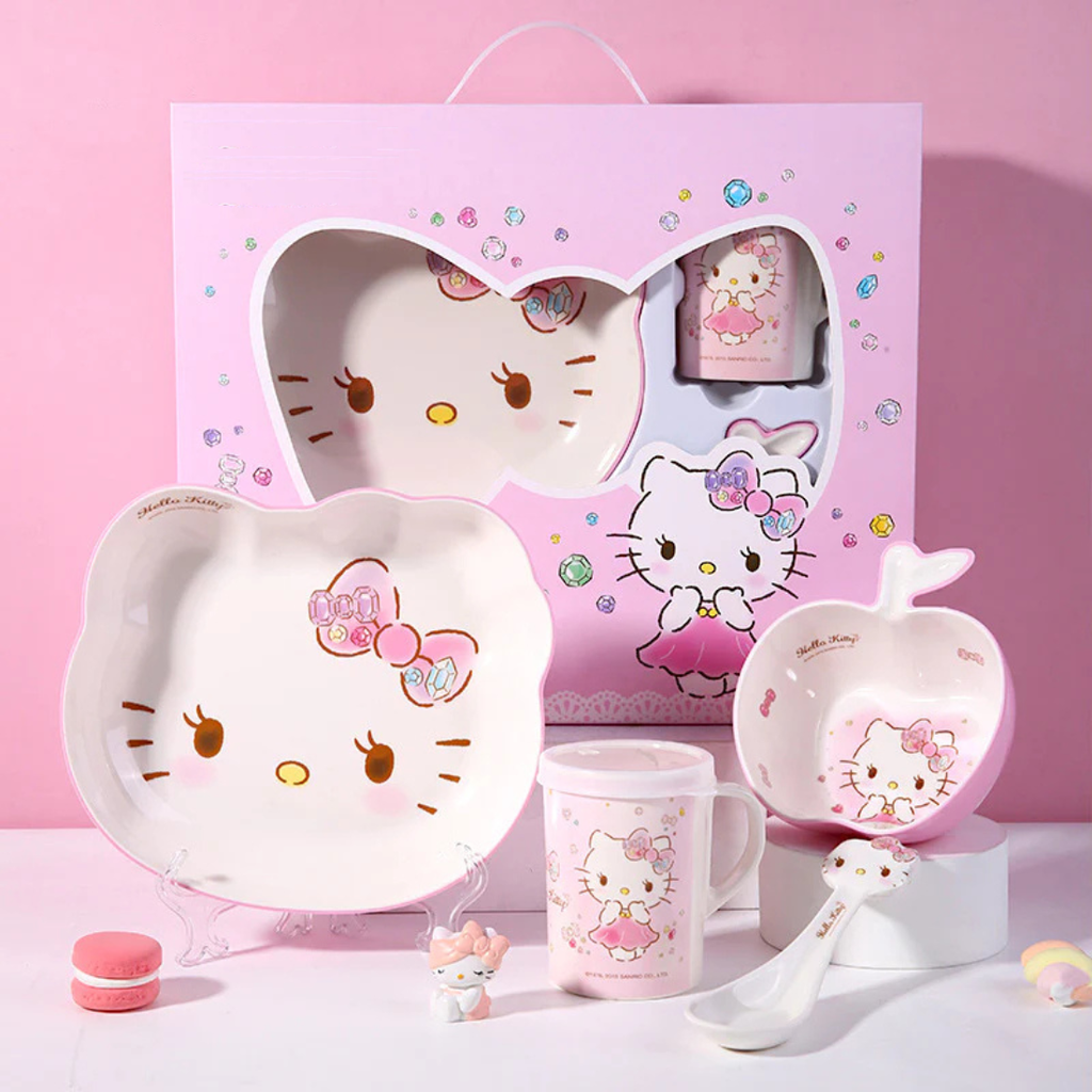 Sweet Side Hello Kitty Sweet Blush Tableware Set – KAWAIIZAKI