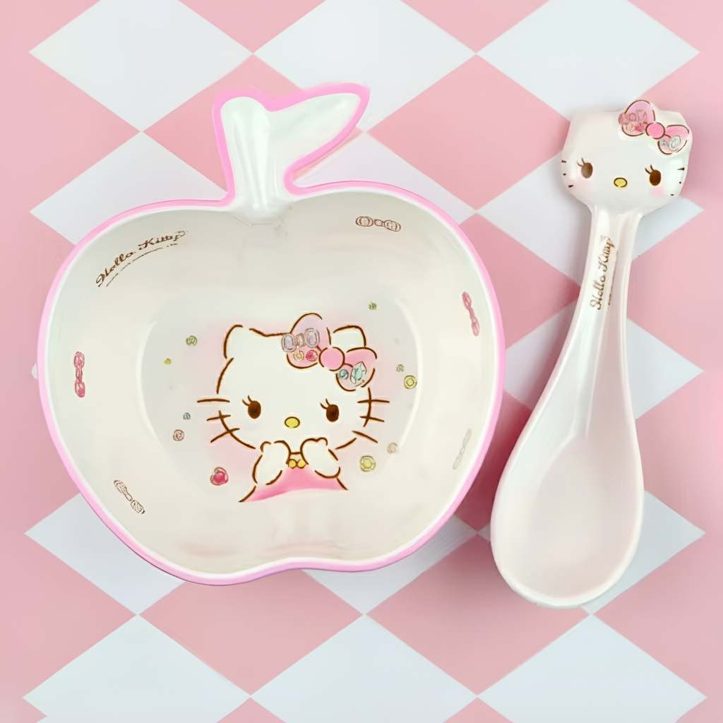 Sweet Side Hello Kitty Sweet Blush Tableware Set – KAWAIIZAKI