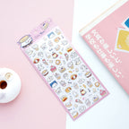 Nekoni Animals Love Food Stickers