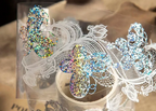 Holo Lace Pattern Clear Washi Tape