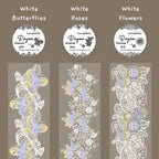 Holo Lace Pattern Clear Washi Tape