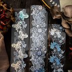 Holo Lace Pattern Clear Washi Tape