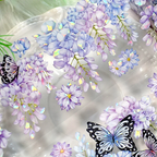 Holo Wisteria Clear Masking Tape - Extra Wide