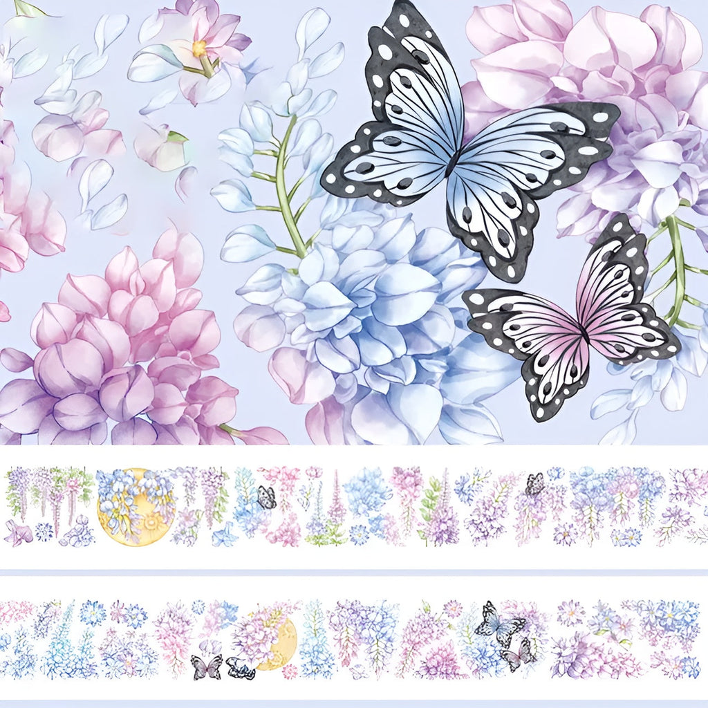 Holo Wisteria Clear Masking Tape - Extra Wide