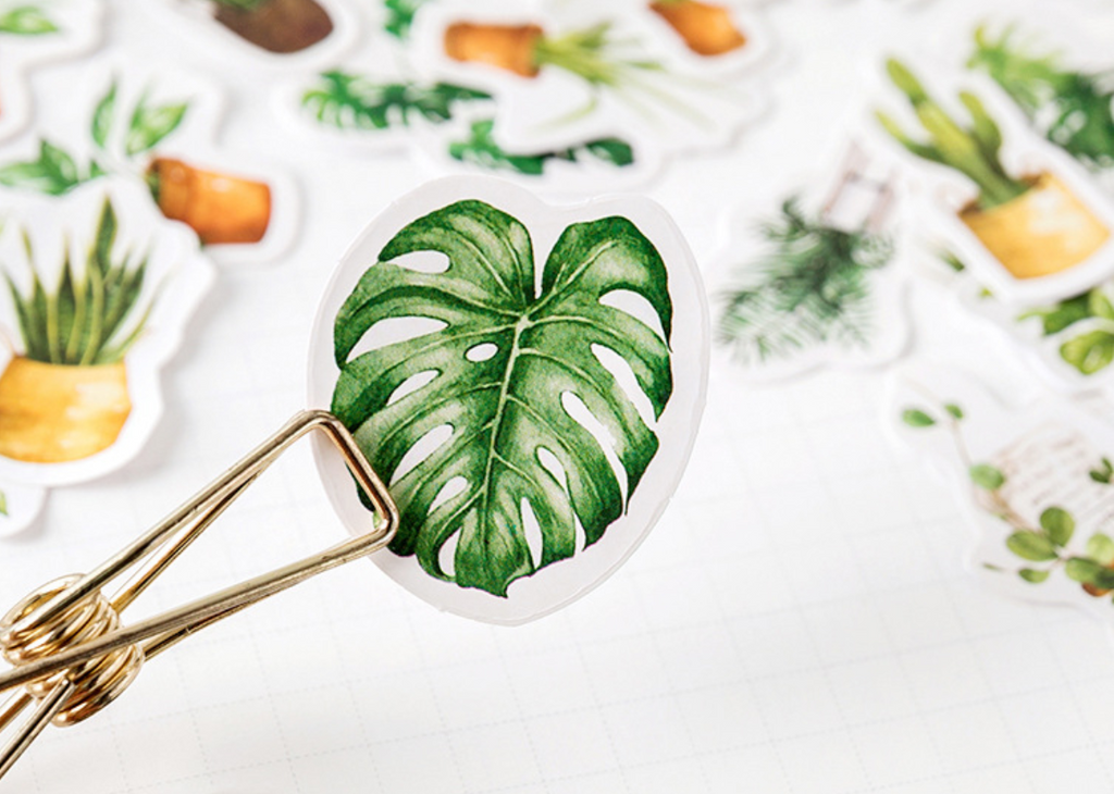 House Plant Paper Stickers