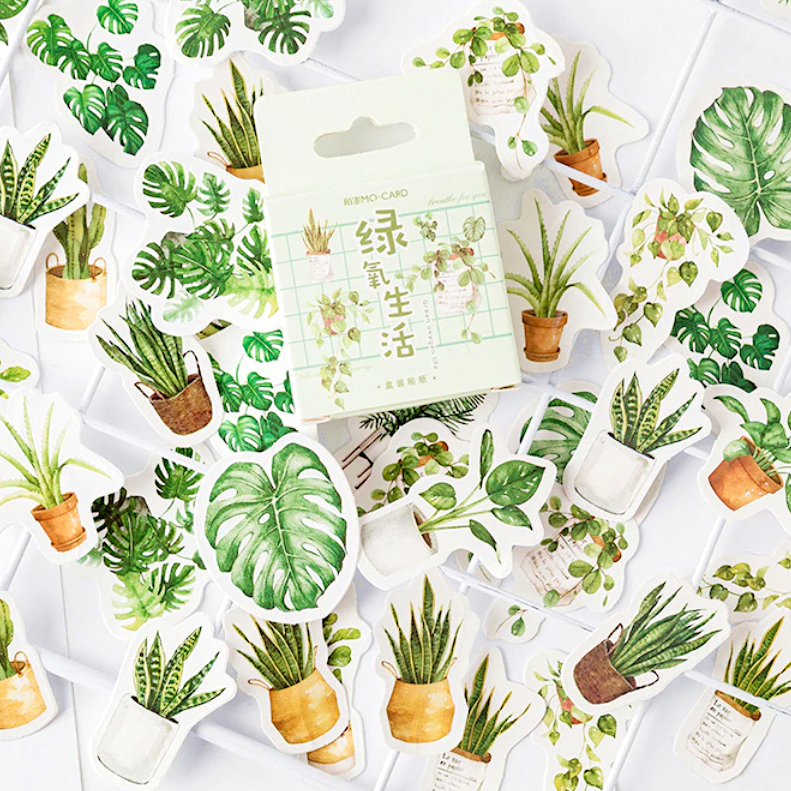 House Plant Paper Stickers