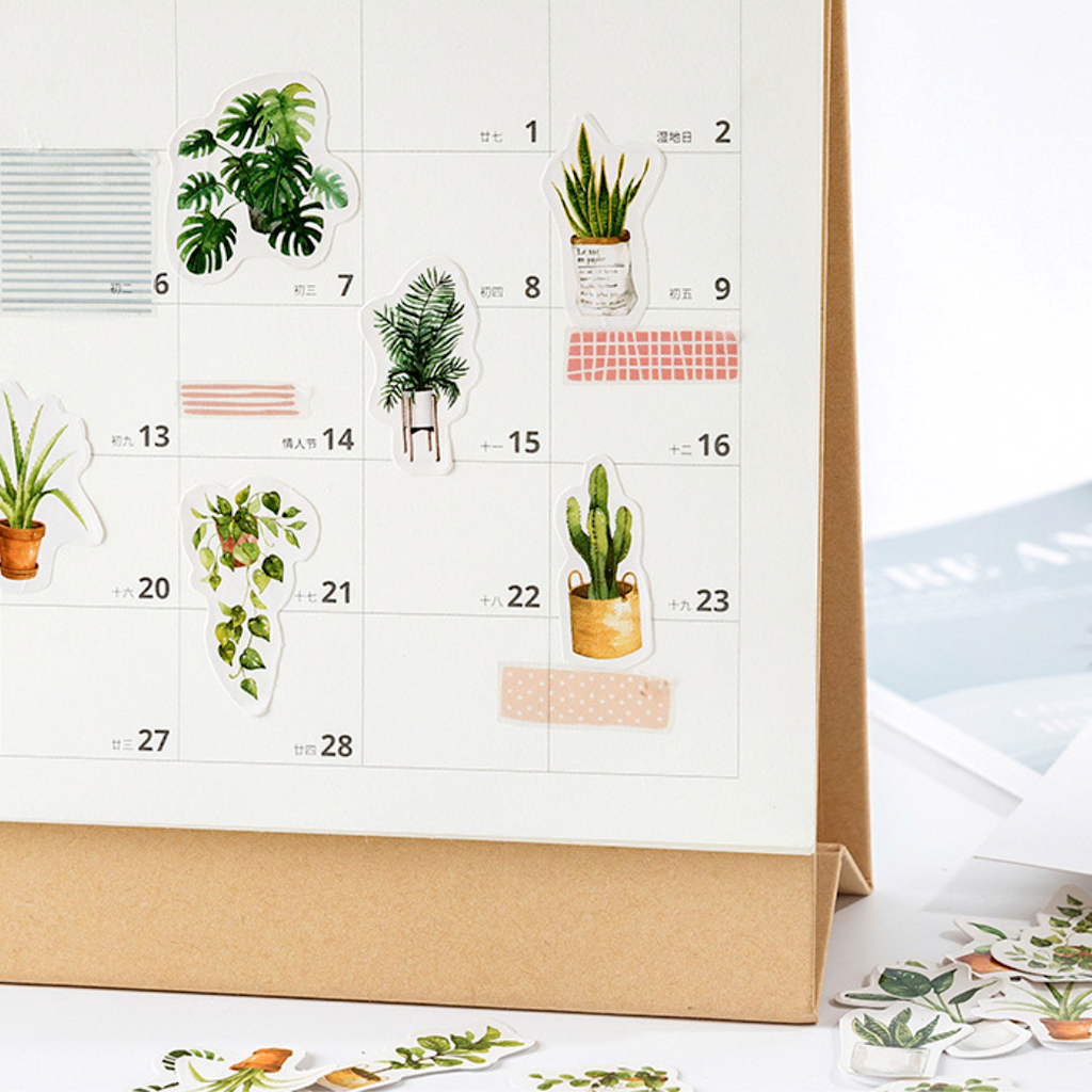 House Plant Paper Stickers