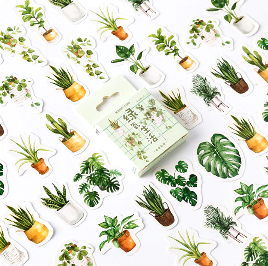 House Plant Paper Stickers