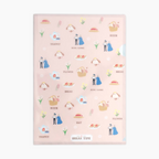 Howl's Moving Castle A4 Clear Folder - Flowers