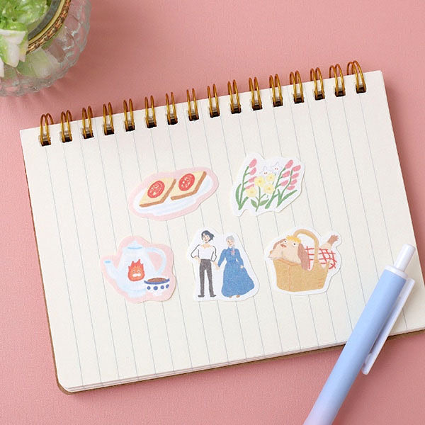 Howl's Moving Castle Stickers - Flowers
