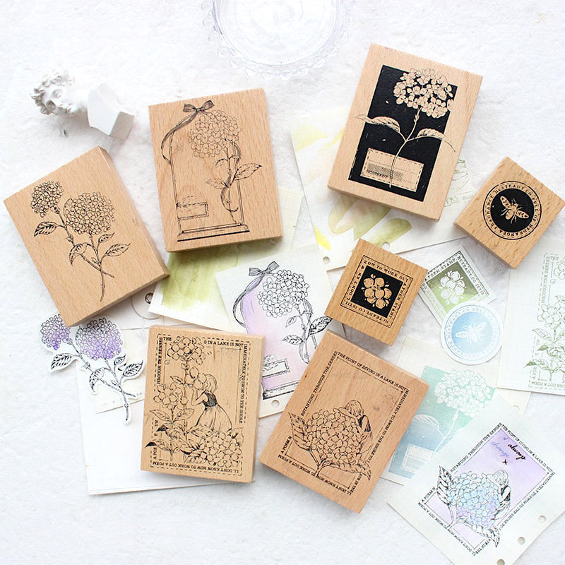 Hydrangea Garden Stamp