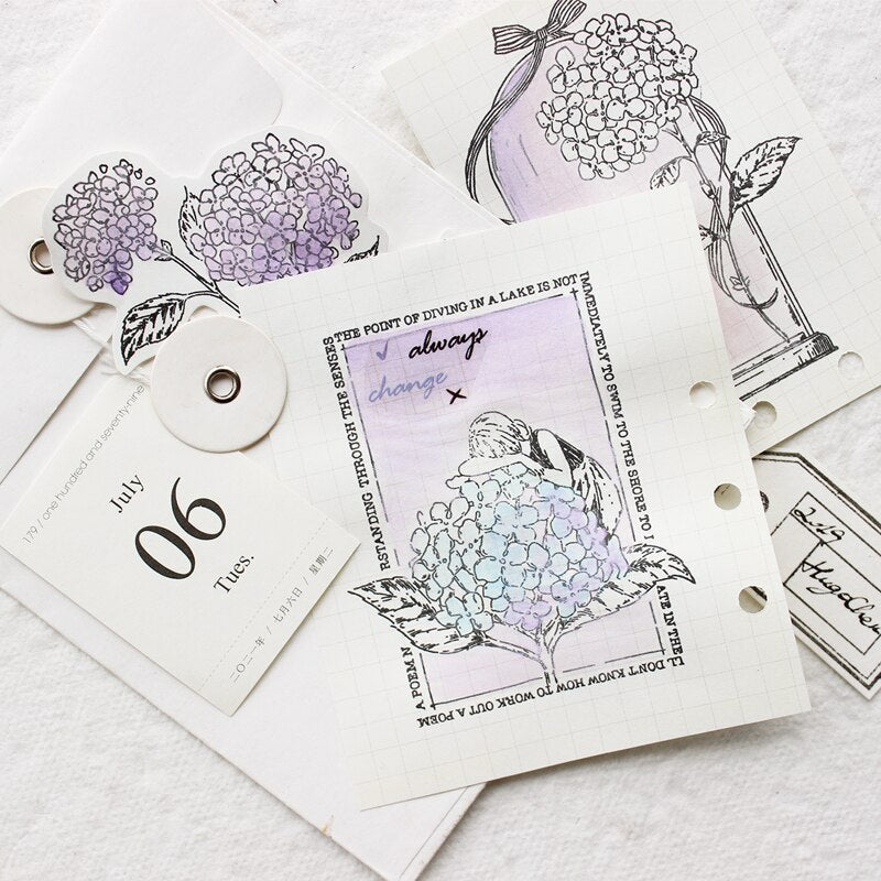 Hydrangea Garden Stamp