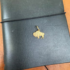 Bison Brass Charm for Traveler's Notebook