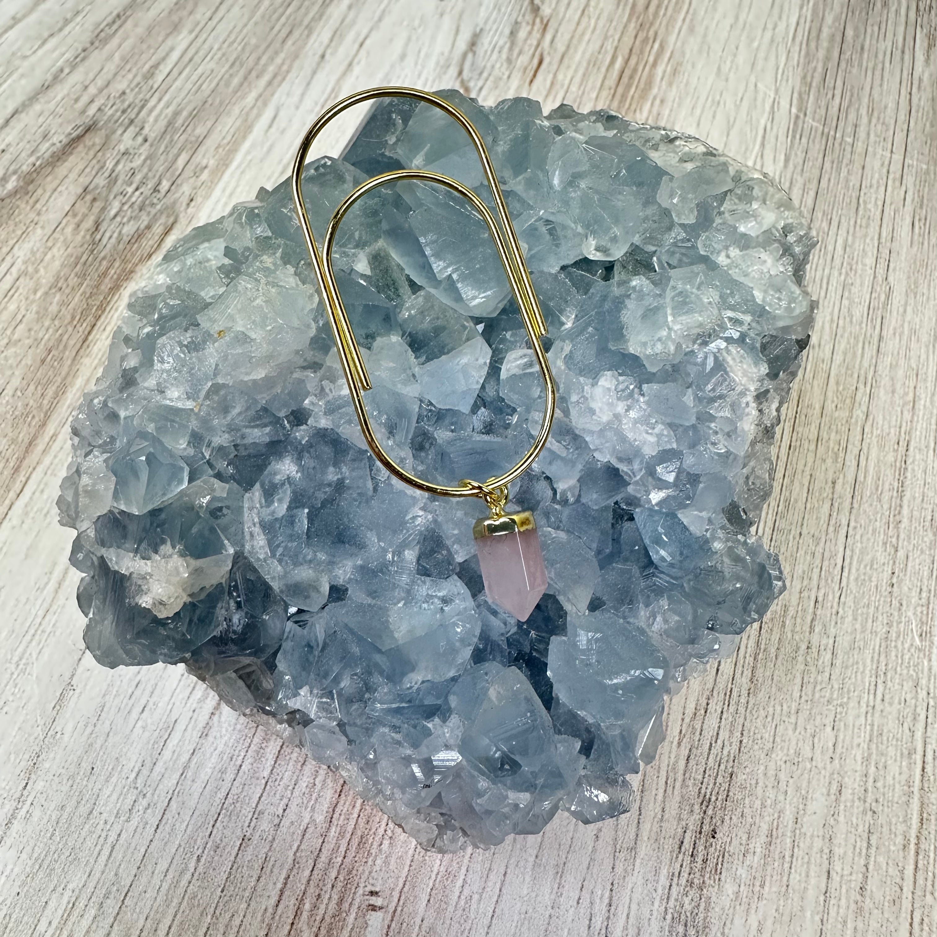 Good Witch Rose Quartz Planner Charm
