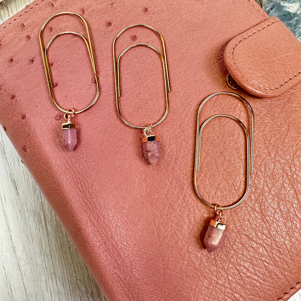 Good Witch Rhodonite Planner Charm