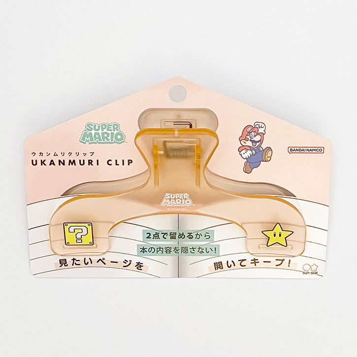 Super Mario Ukanmuri Book Clip (Sun-Star Stationery) [Limited]