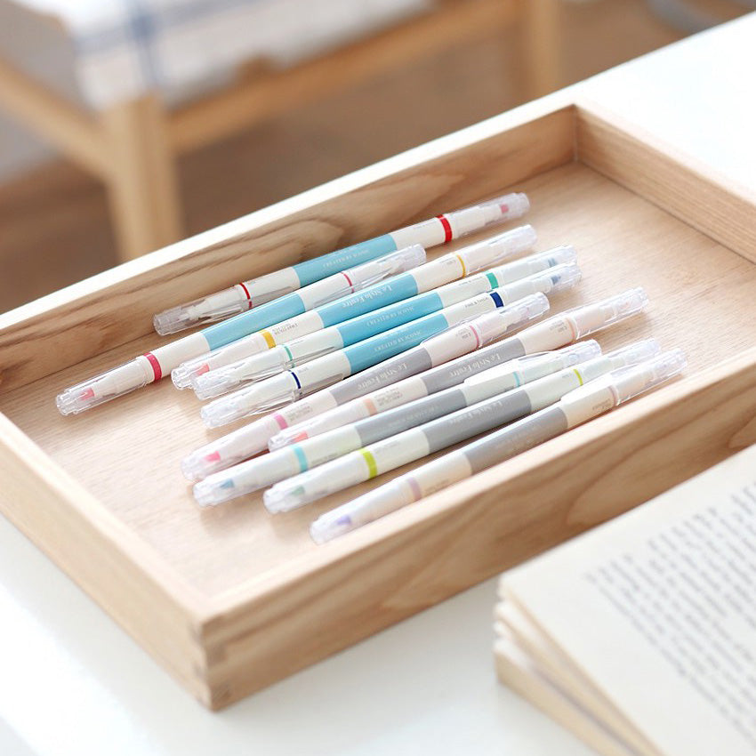 Iconic 2 Way Marker Pen Set - Pastel