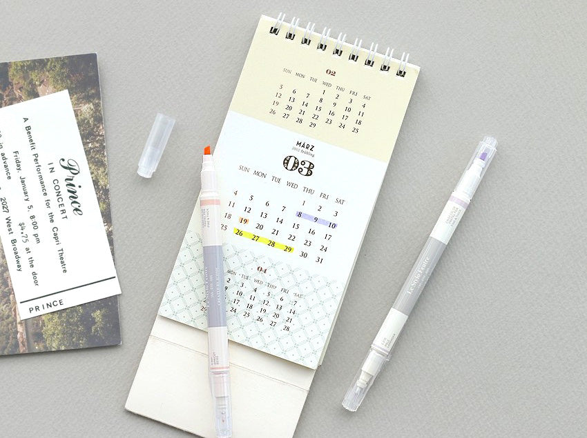Iconic 2 Way Marker Pen Set - Pastel