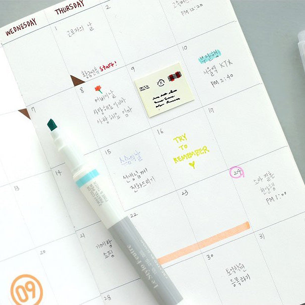 Iconic 2 Way Marker Pen Set - Pastel