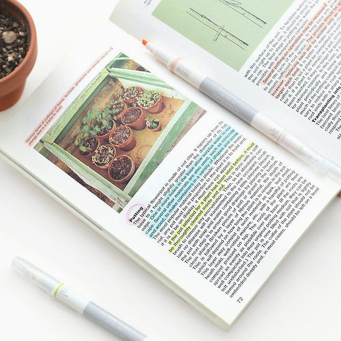 Iconic 2 Way Marker Pen Set - Pastel